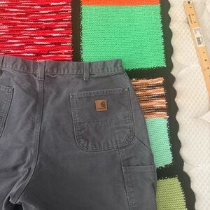 Carhartt Working Pants Double knee Carpenter Gray 40x32